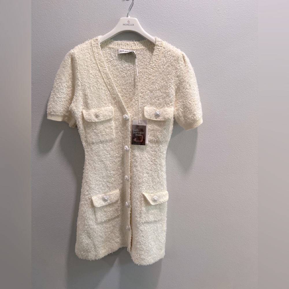 Self Portrait Knit Mini Dress